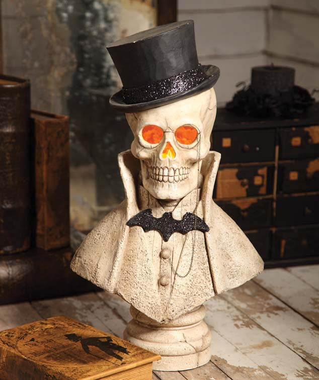 Edgar Skeleton Bust