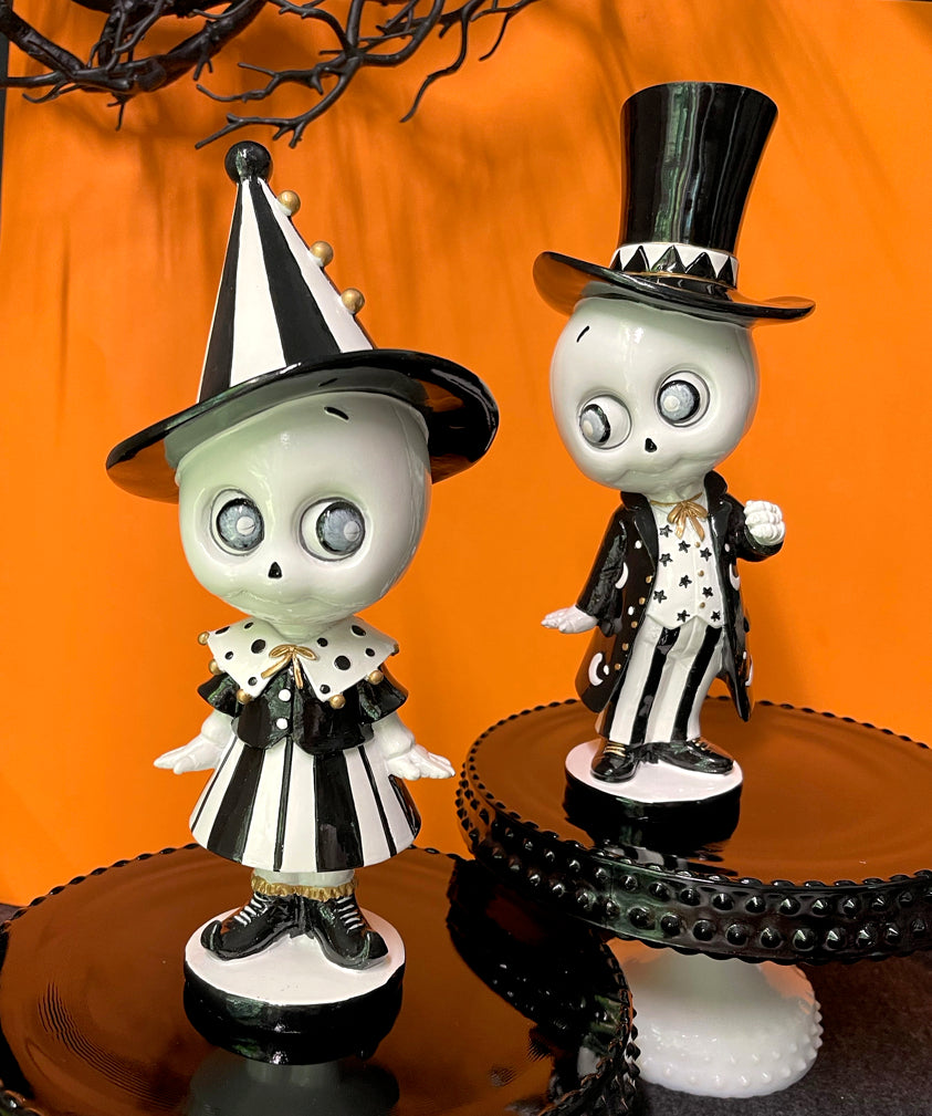 Fred & Ginger Skelly Twins