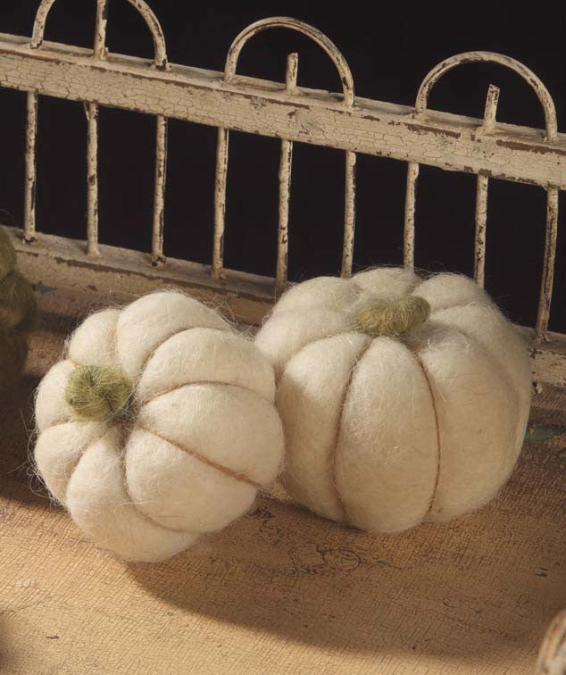 White Wool Pumpkins