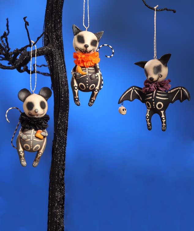 Skelly Animal Ornaments
