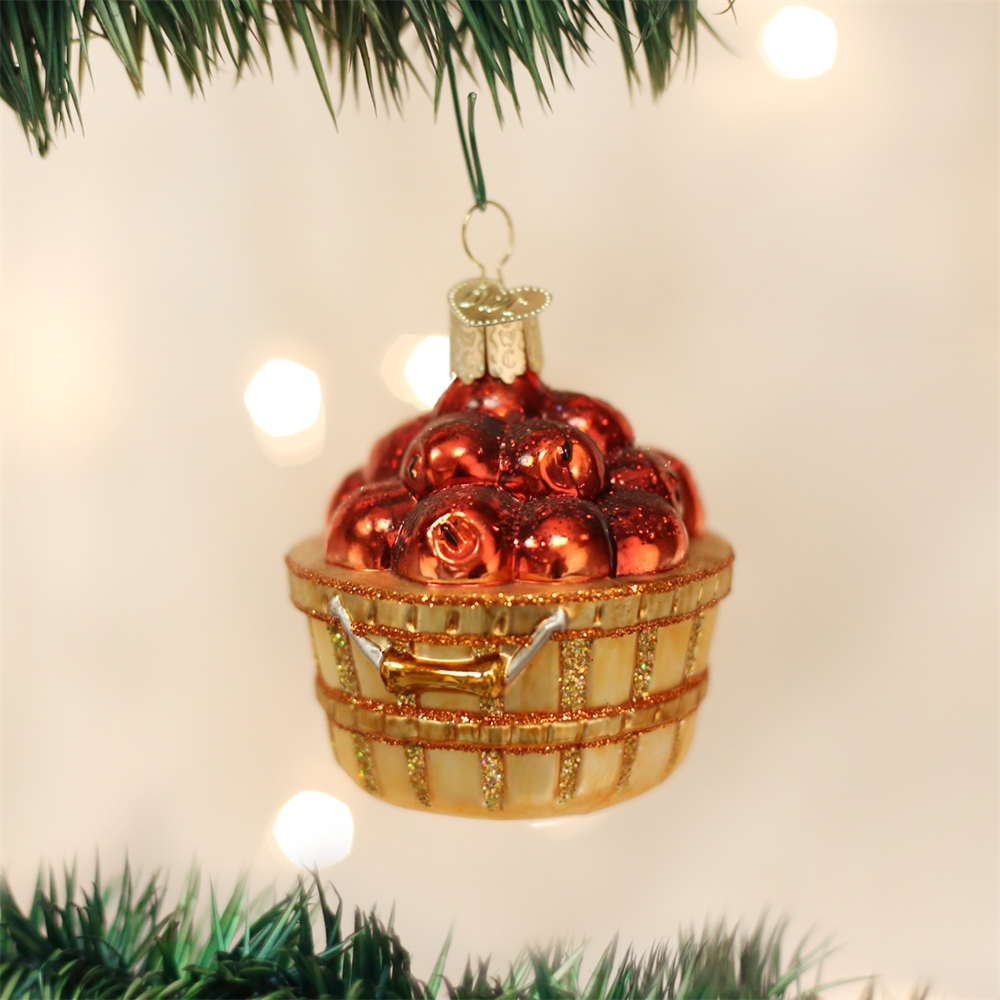 Apple Basket Ornament