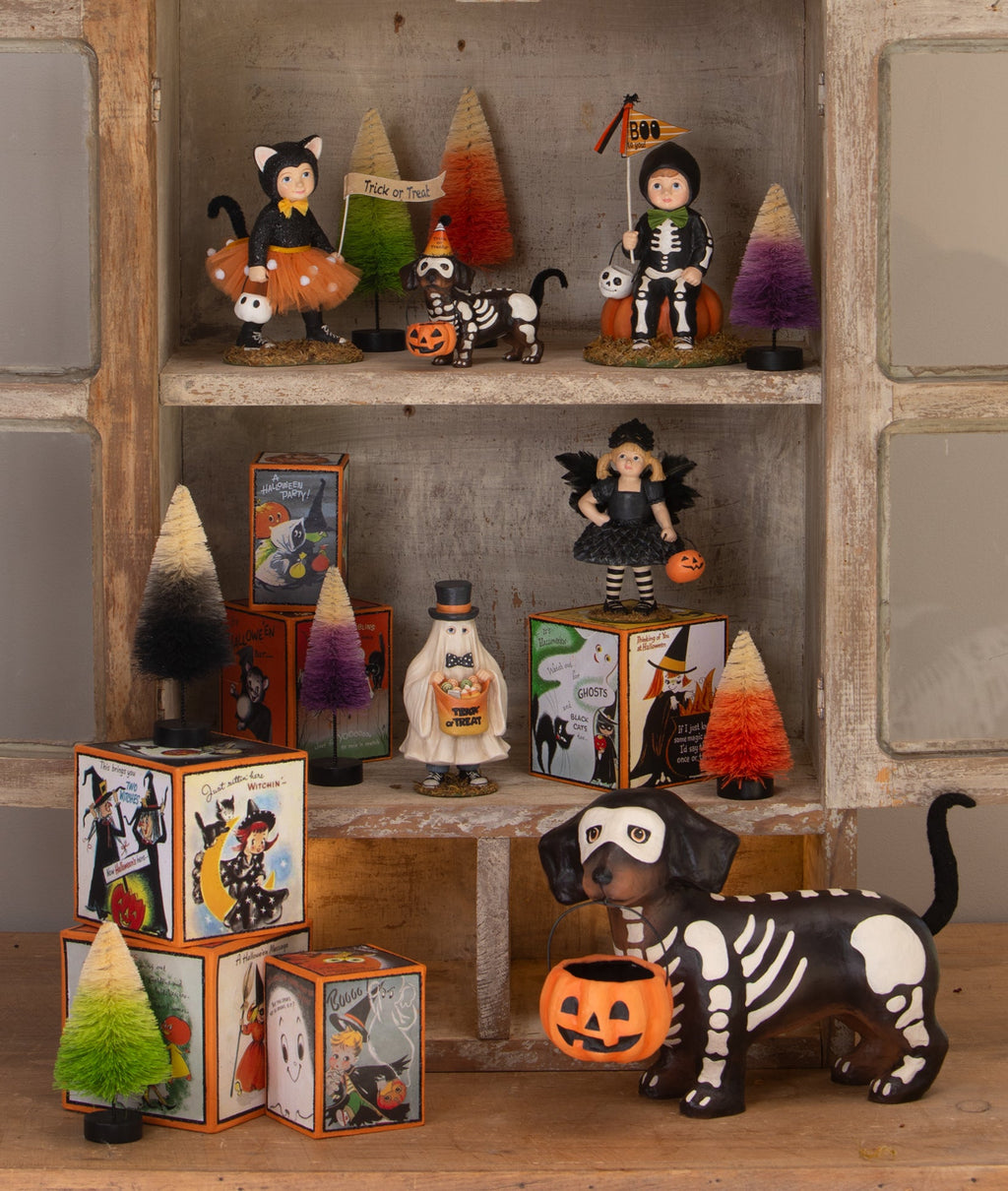 Skeleton Pup Figurine