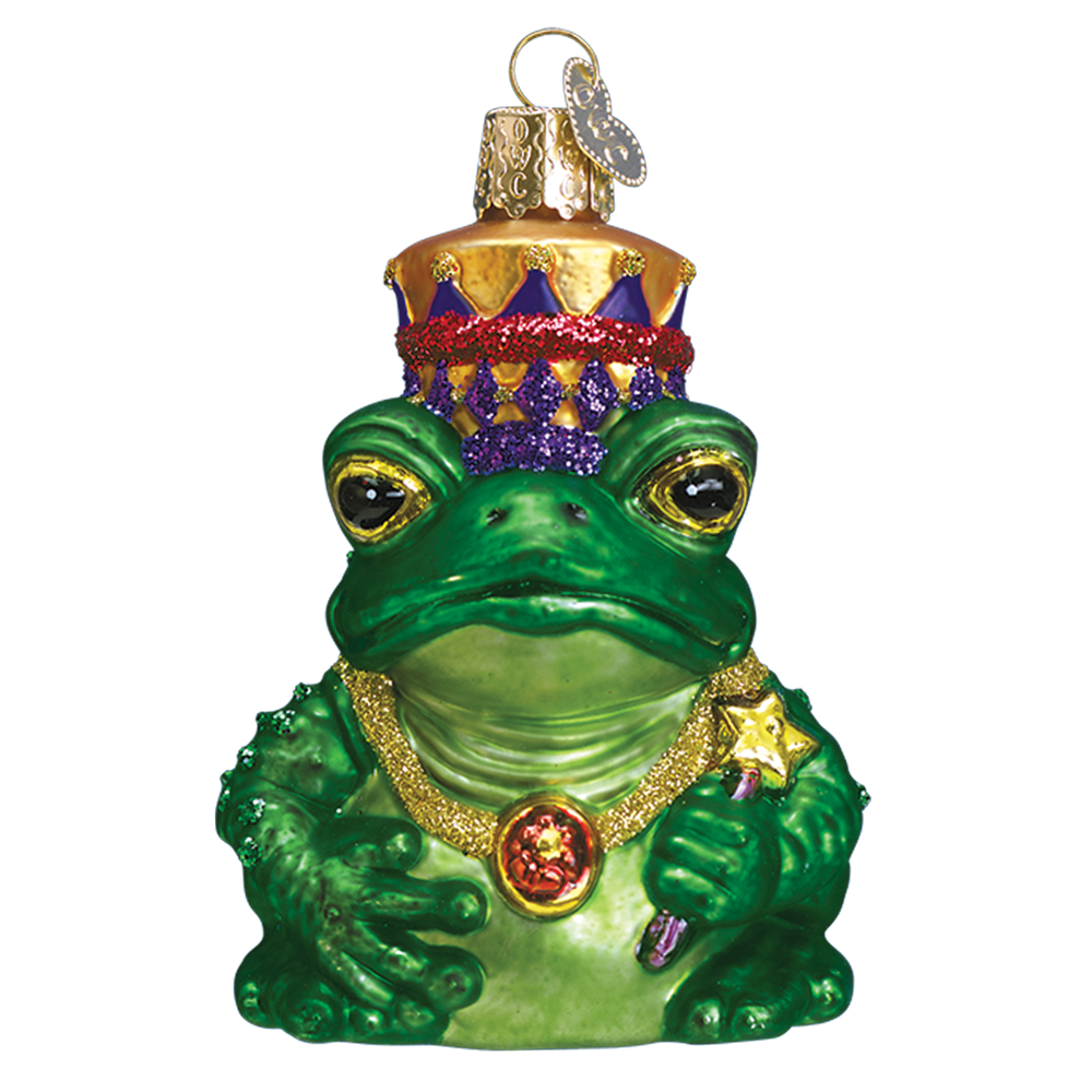 Frog King Ornament