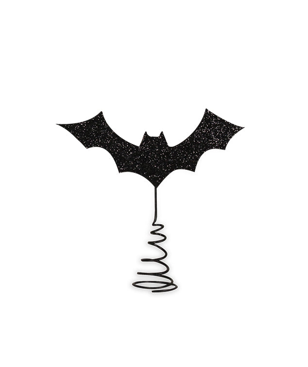 Glittered Bat Tree Topper