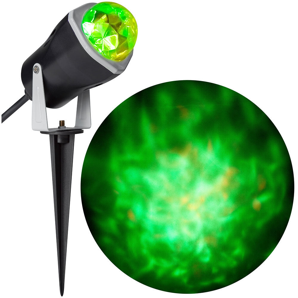 Green Fire & Ice Spotlight - Dancing Light Effect