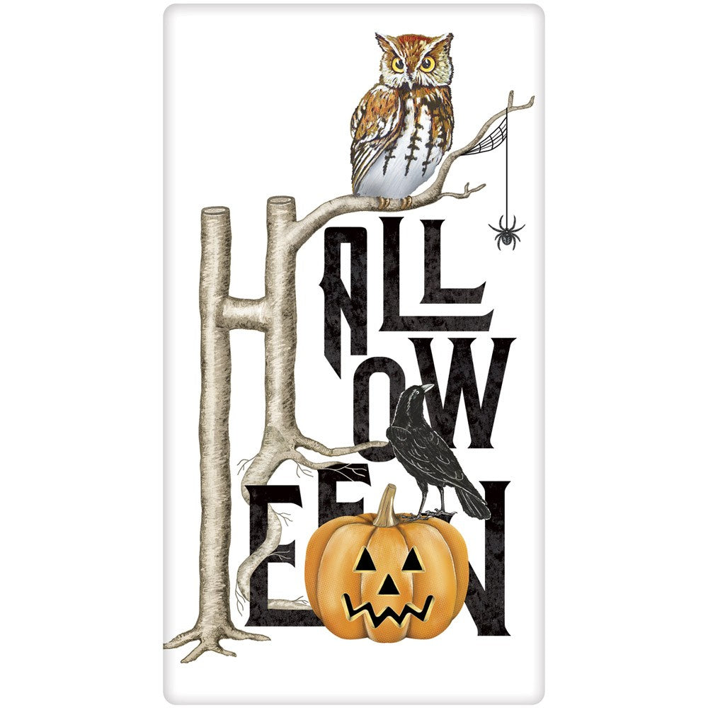 Halloween Owl Towel