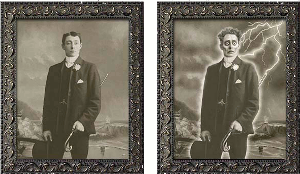 Uncle Roderick Changing Portrait