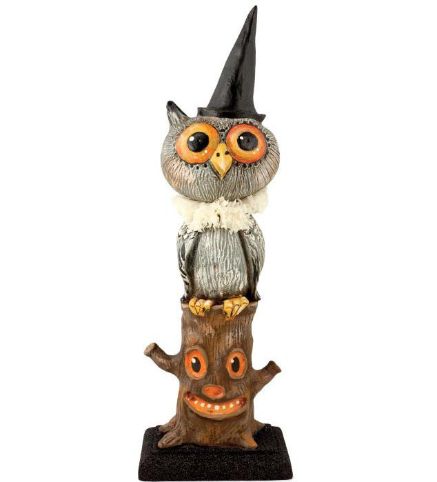 Hootie is Stumped - Owl Figurine Debra Schoch