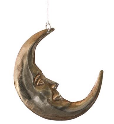 Metal Man in the Moon Ornament