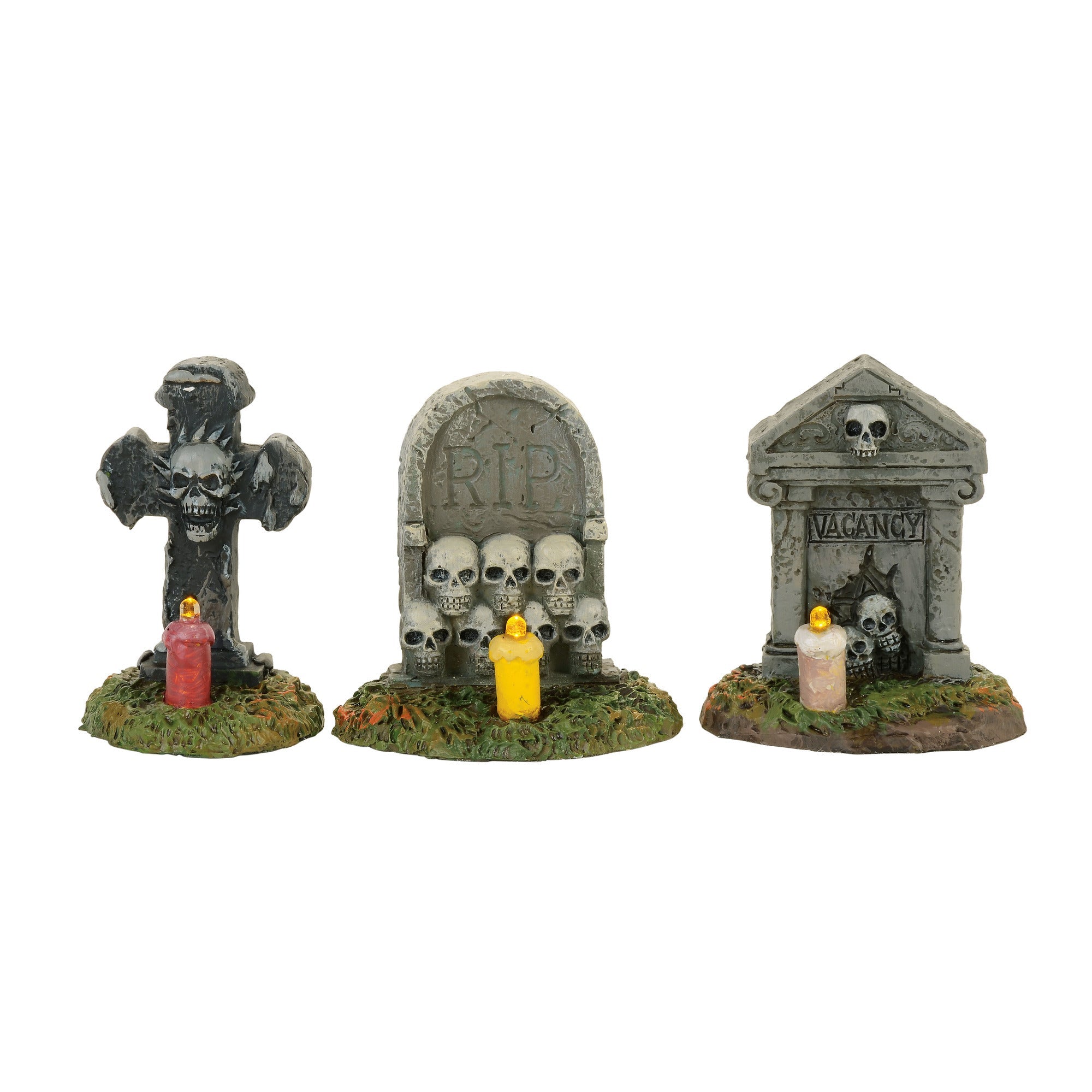 Mini Tombstones with LED Lights