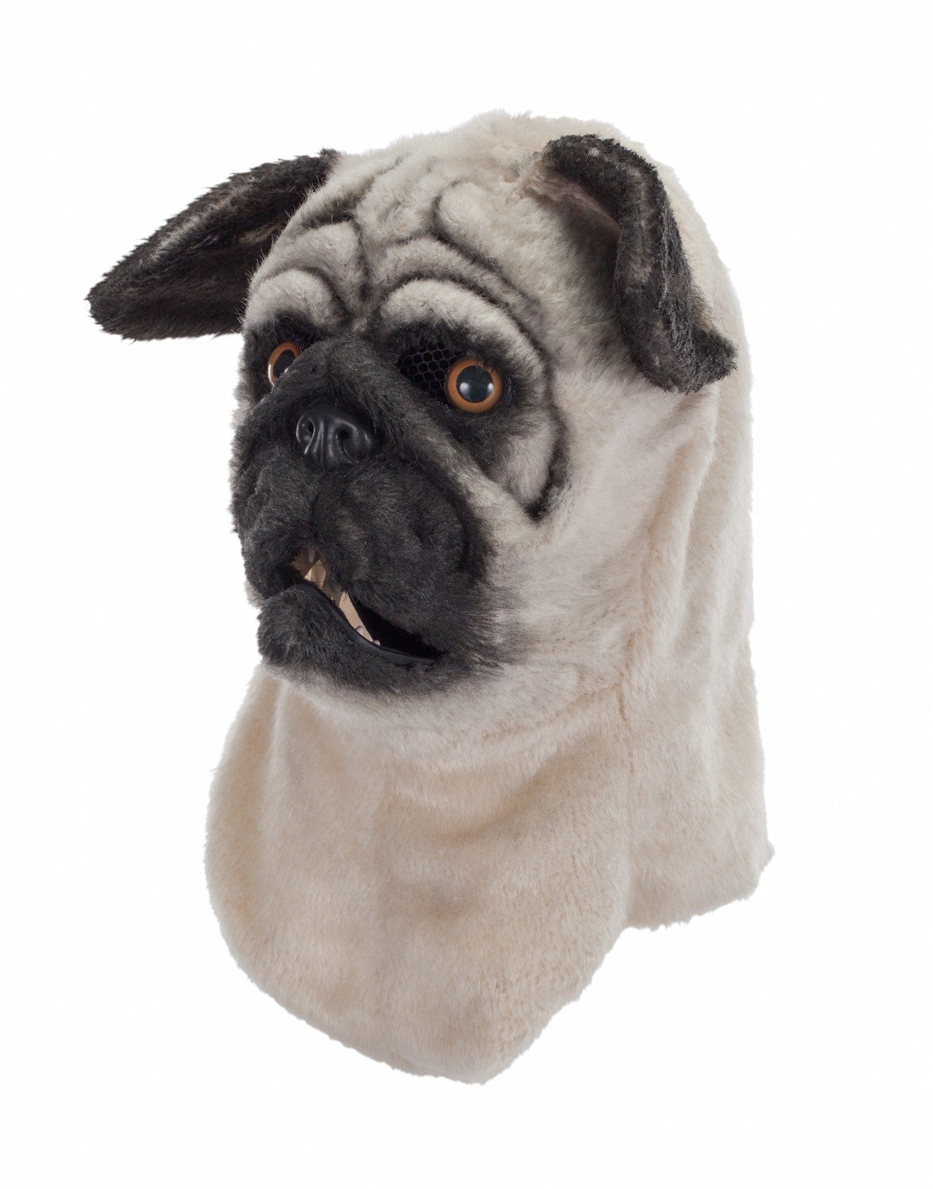 Pug Mask with Moving Mouth