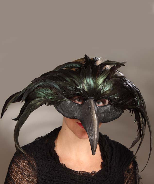 Raven Feather Doctor Death Mask