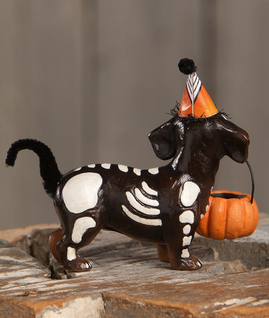 Skeleton Pup Figurine