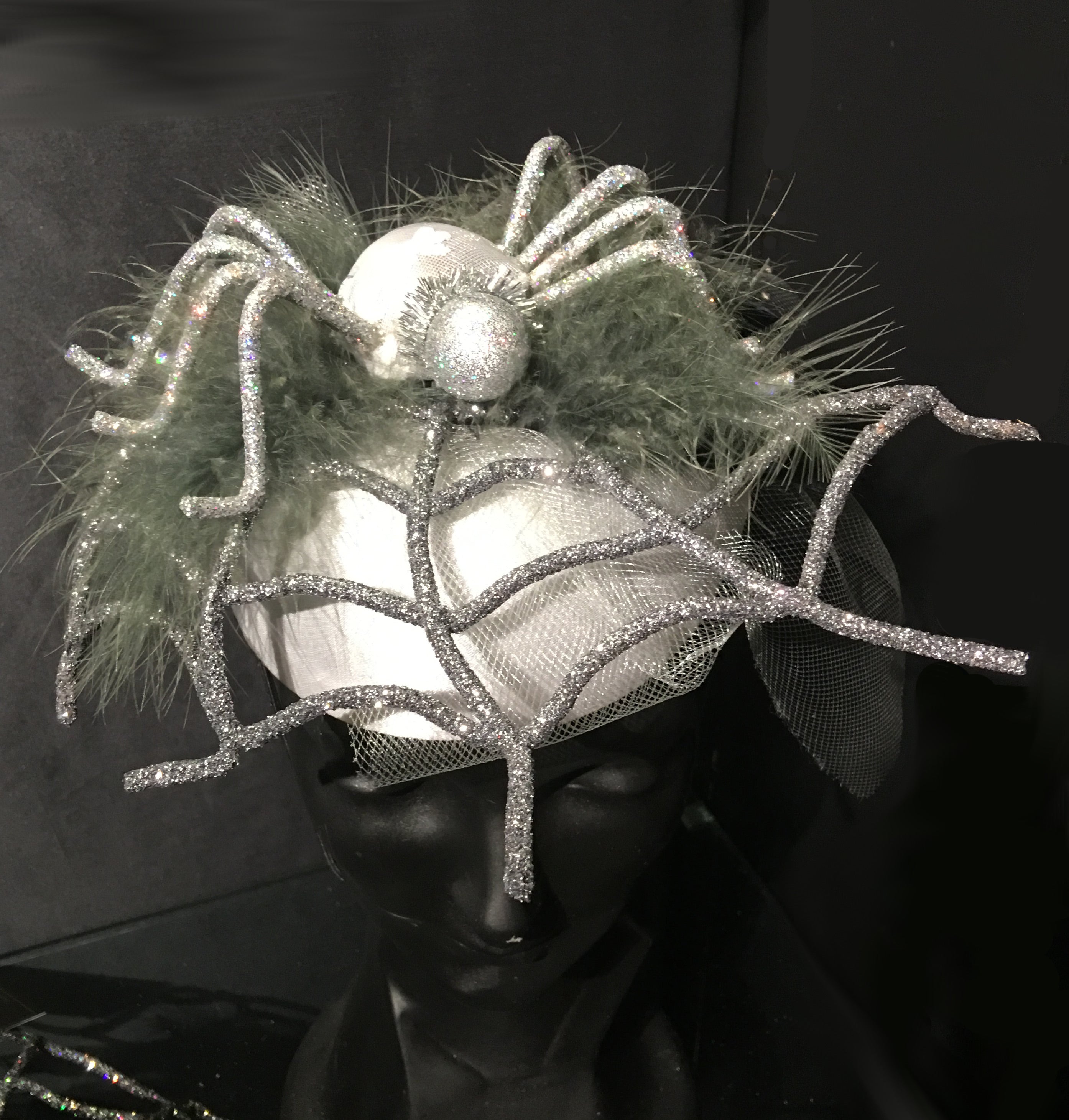Spider Bride Fascinator Hat
