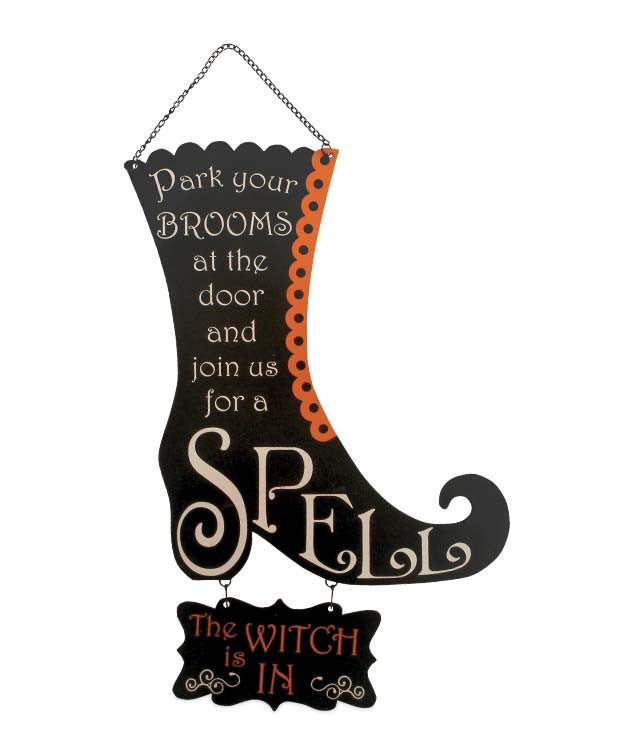 Witch is In or Out Boot Sign