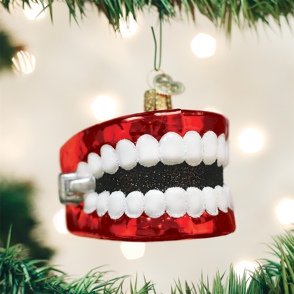 Wind Up Teeth Ornament